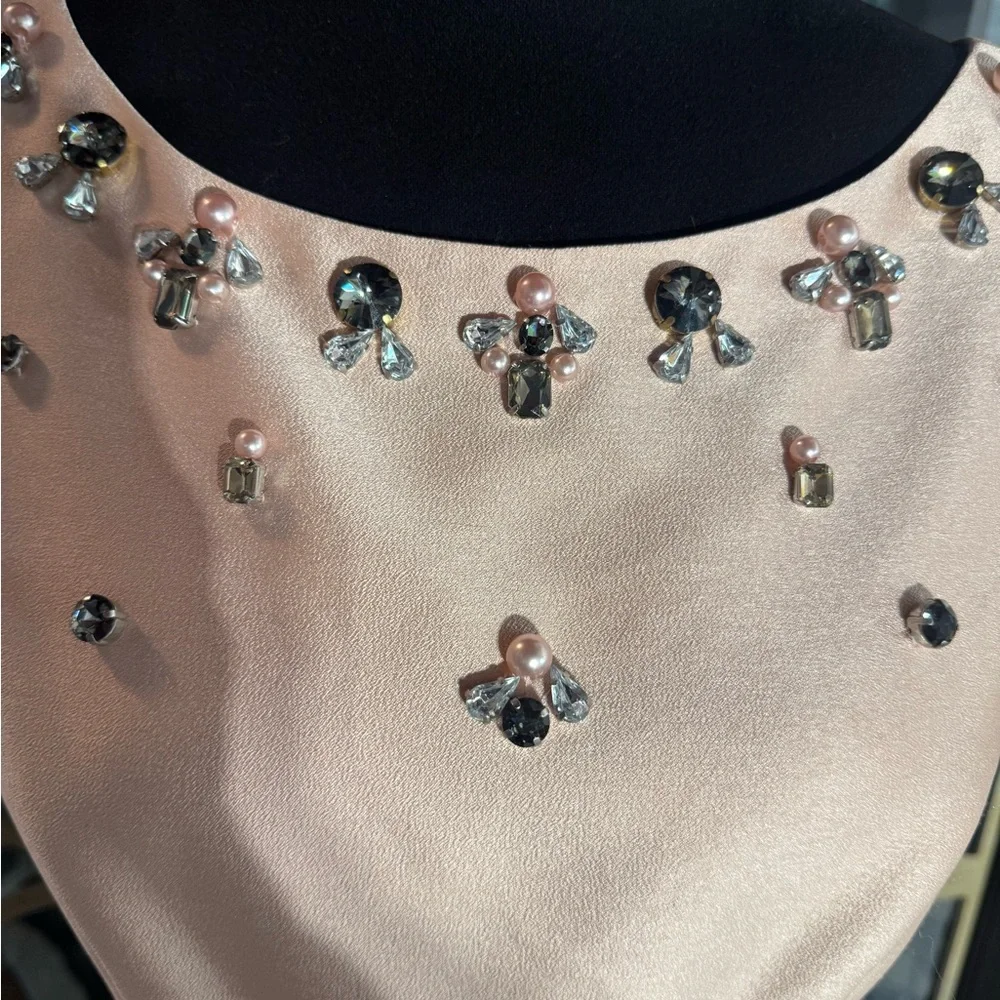 Eliza J Blush Embellished Dress - Picture 9 of 12